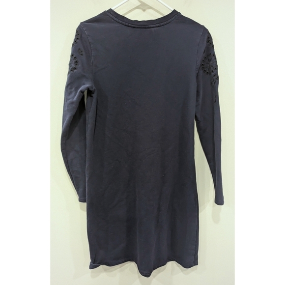 Boden Navy Blue Sweatshirt Dress Size 6 Regular - Picture 6 of 7